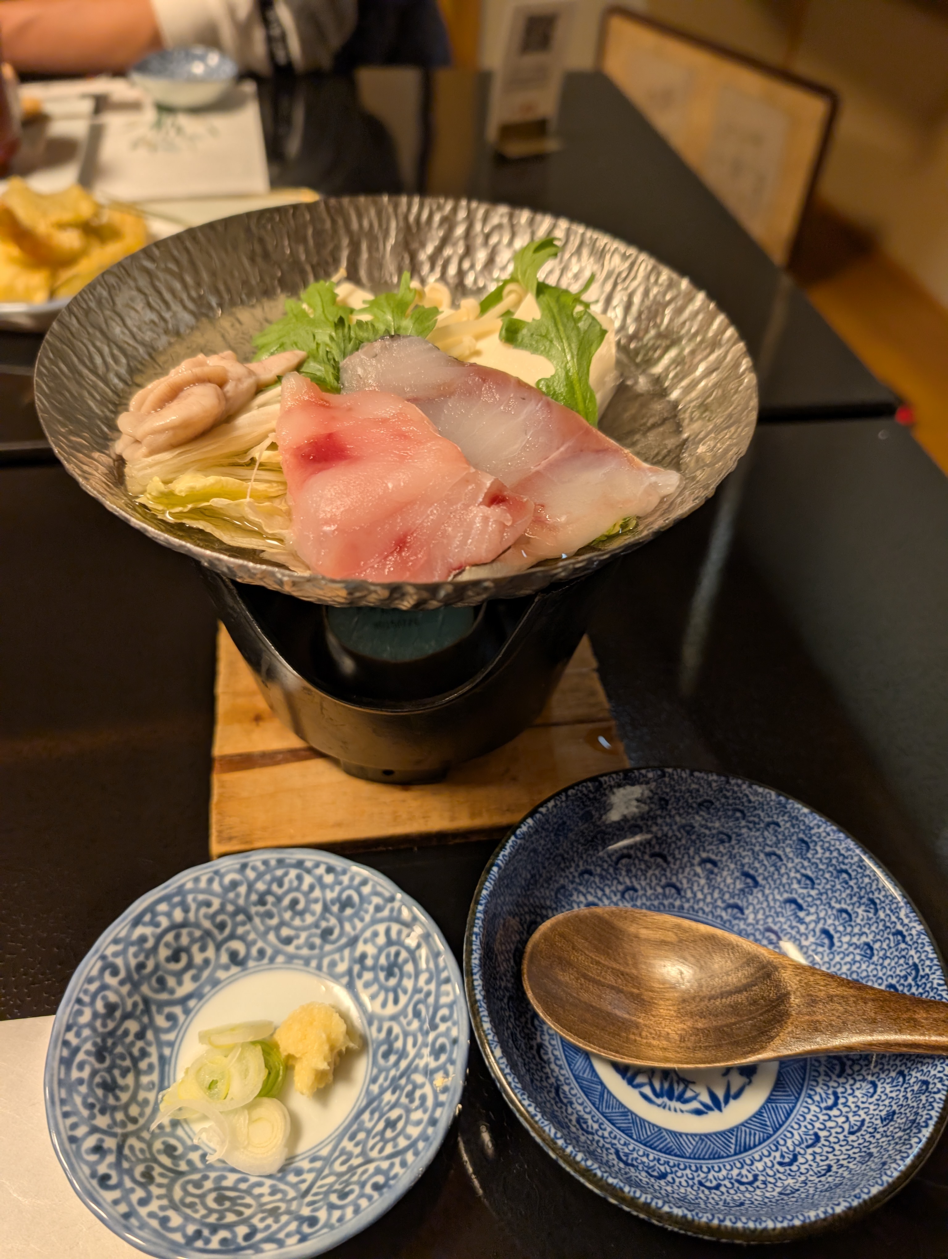 旬味井筒の魚の小鍋仕立て