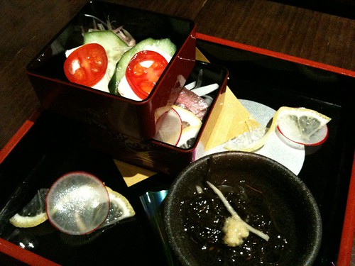 前菜なう。今日はコースなのです。