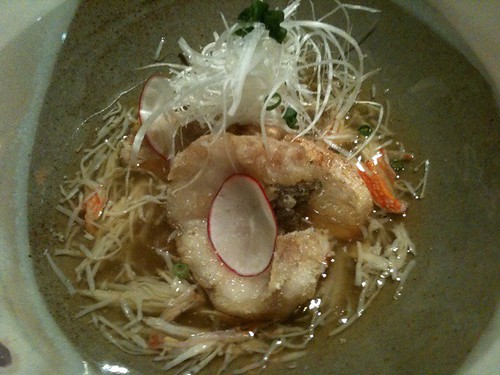 甘鯛と海老いものかにあんかけ。