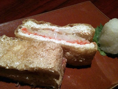 栃尾のジャンボ油揚げ 明太子