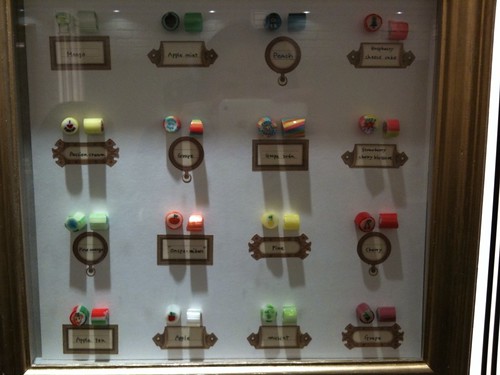 キャンティをディスプレイ。オシャレですね〜。