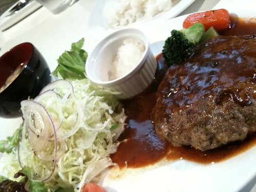 ハンバーグランチ、美味しかったよ!