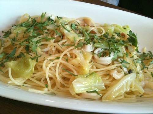 やりいかとアンチョビのパスタ。