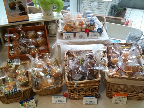 かわいらしい焼き菓子たち。