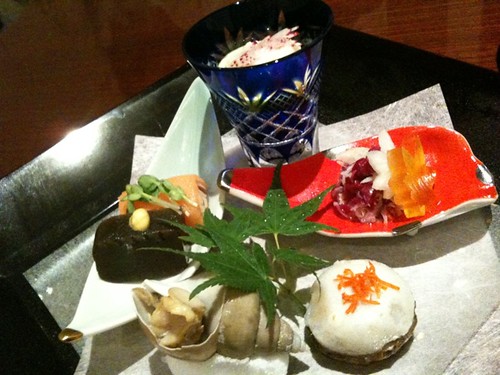 きれいなお料理がでてきました。秋ですね〜。