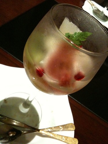 デザートは焼酎ゼリー。@つゆしゃぶちりり