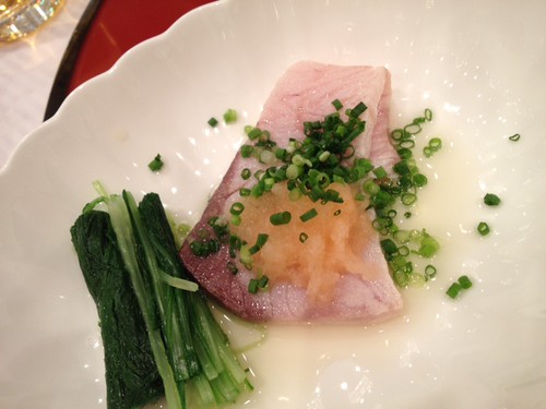 寒ブリのしゃぶしゃぶ＠京都・丹後PRフェアin東京