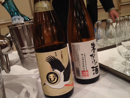 地酒はお刺身とカニに合うものをチョイスしていただきました。＠京都・丹後PRフェアin東京