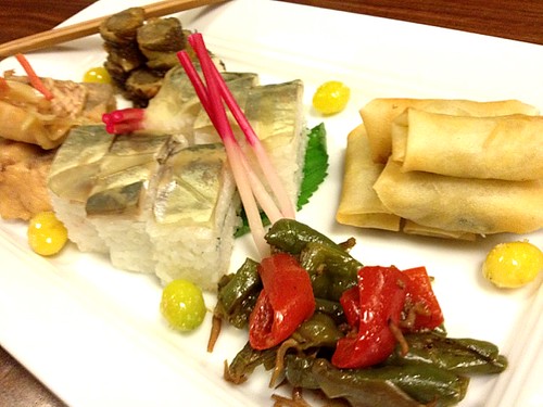 前菜。あまり箸をつけなかったかも。@豚組