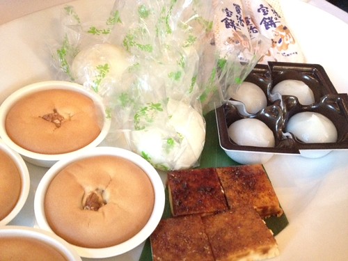 ６品目：花巻・平泉名物スイーツ盛り合わせ。＠けろっっこ岩手食材×値決め食堂