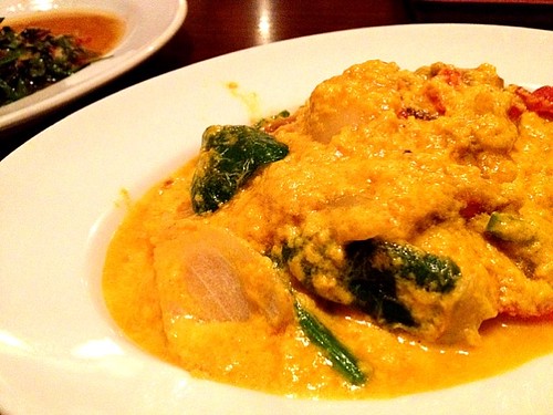 ソフトシェルクラブのカレー炒め @ジャスミンタイ四谷
