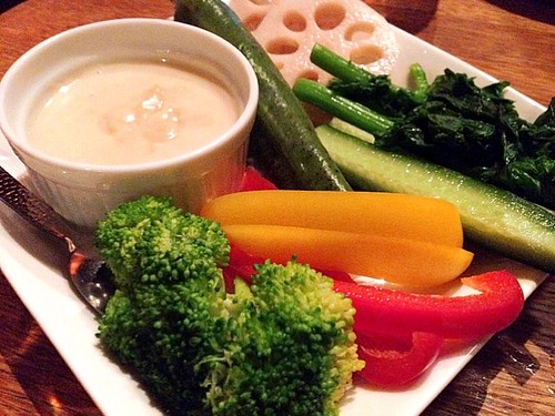 バーニャカウダー840円＠桜丘 ワヰン酒場 渋谷西口店