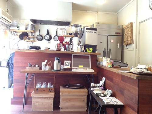 調理場はこんなにオープン＠cafe Birdbath