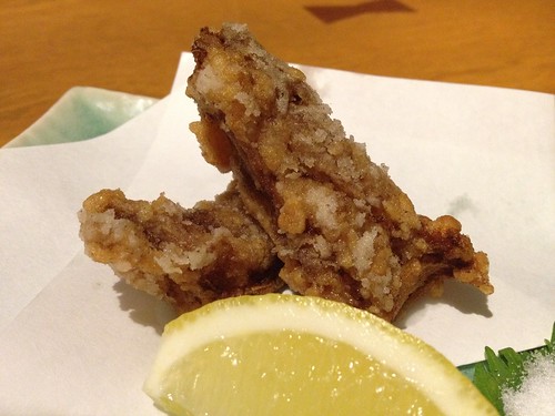 生エイヒレの唐揚げ@地もの酒場 吉乃坐(恵比寿)