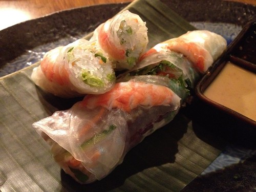 海老と蒸し鶏の生春巻680円@アジアンキッチン 新宿武蔵野ビル店 (asian kitchen)