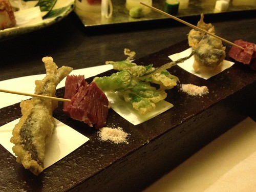 旬の野菜天ぷら@旬菜おぐら家