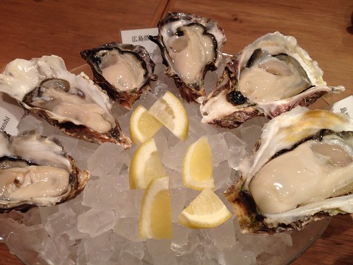 おまかせ牡蠣の盛り合わせ＠Oysterbar＆Wine BELON （オイスターバー＆ワイン ブロン）