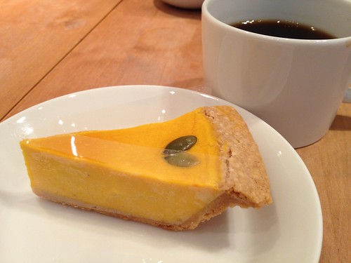 私が注文したのはかぼちゃのチーズケーキ＠麻布チーズケーキ　サンクサンク