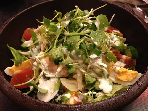 サラダはもりもり。@ちゃんこ酒場 角力