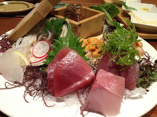 お刺身の盛り合わせ＠やまと 楽