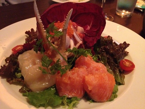 盛りだくさんシーフードのサラダ1400円＠マンダリーノ