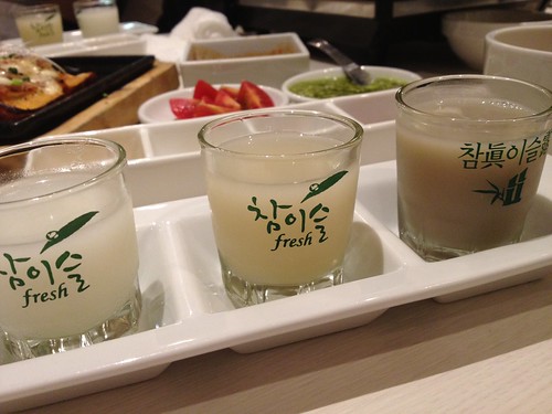 マッコリ飲み比べ＠TEJI TOKYO 西新宿店