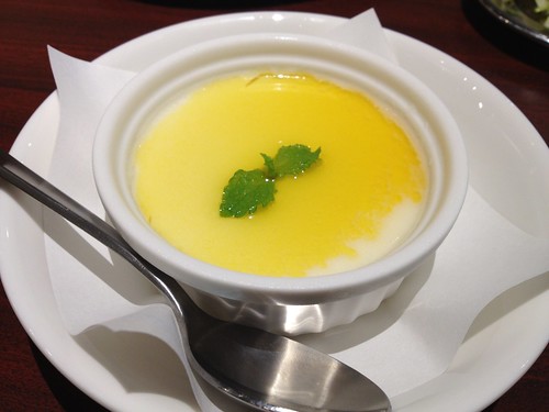 食後はパンナコッタ＠肉屋直営 小松屋 日銀通り店