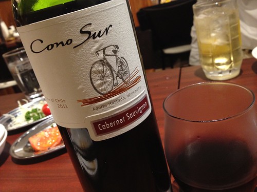 肉ならやはり赤ワイン＠肉屋直営 小松屋 日銀通り店