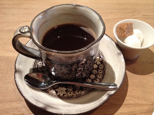 こちらは食後のコーヒー＠シャントレル