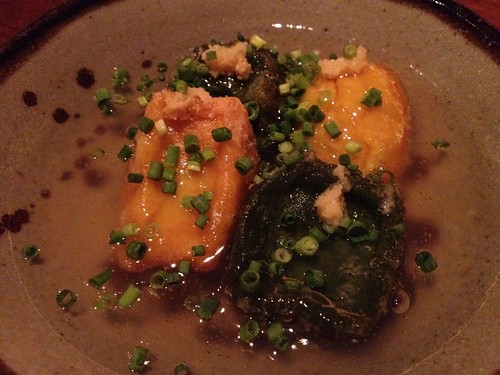 京生麩の揚げ出し＠やきとんに焼酎 路地