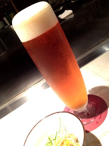 ビールと前菜＠木かげ