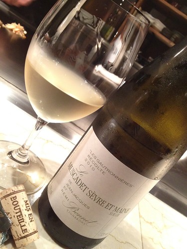 前半魚介が多いので白ワインで＠木かげ