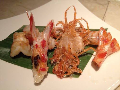 車エビの鉄板焼き＠木かげ