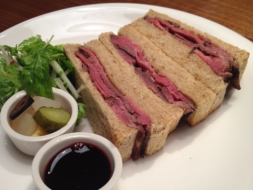 ローストビーフサンドイッチ＠代官山 蔦屋書店
