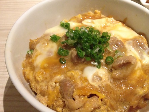 締めの親子丼。ハーフサイズ＠鶏や せぼん