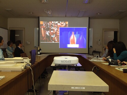 最初はセミナールームでお勉強@東洋ガラス