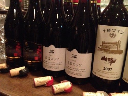ワインはすべて国内のもの!@ワインで乾杯!忘年会withガラスびん応援隊