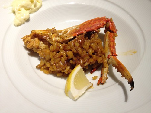 ワタリガニのパエリア@アルドアック