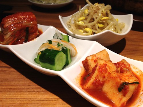 キムチ3種盛りともやしナムル@焼肉スタジアム JAN(ジャン)