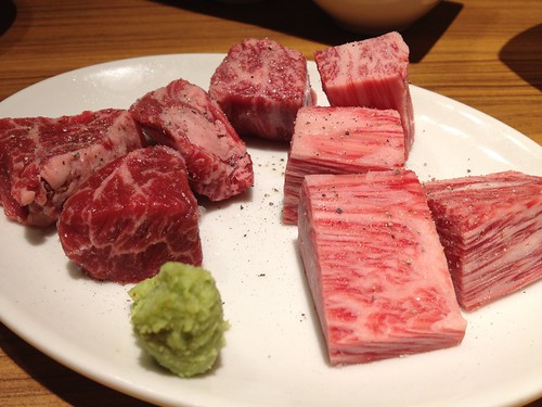 厚切り和牛ハラミ&和牛リブロース@焼肉スタジアム JAN(ジャン)