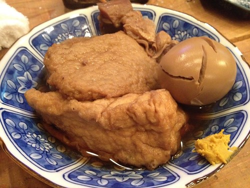 おでん盛り合わせ500円くらい＠立ち呑み地酒屋　常蔵