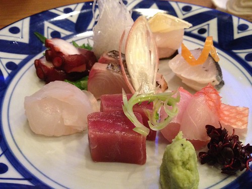 お刺身５点もり1000円＠立ち呑み地酒屋　常蔵