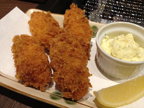 カキフライ1個300円なり@かき小屋 新橋