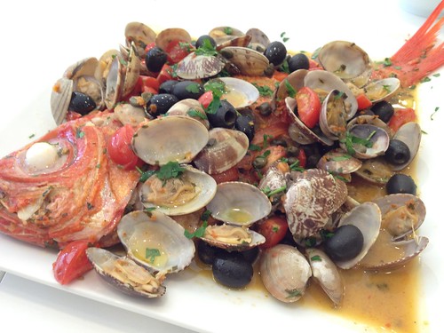 アクアパッツア完成です@Garden Kitchen