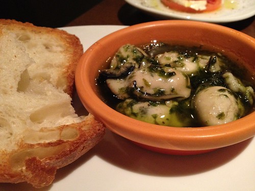 牡蠣のアヒージョ780円＠ビストロ ポチ