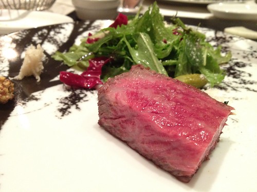 メインの北海道和牛のタリアータ@ラ・ブリアンツァ