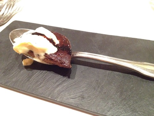 フォアグラ シナモンのジェラート@ラ・ブリアンツァ