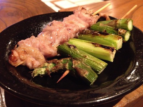 せせりとアスパラ＠原宿タップルーム