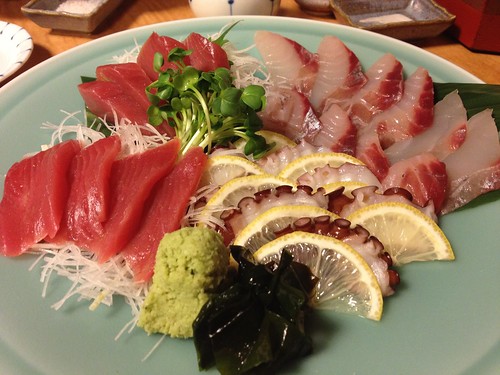 お刺身の３点盛り＠銀魚 （ぎんぎょ）