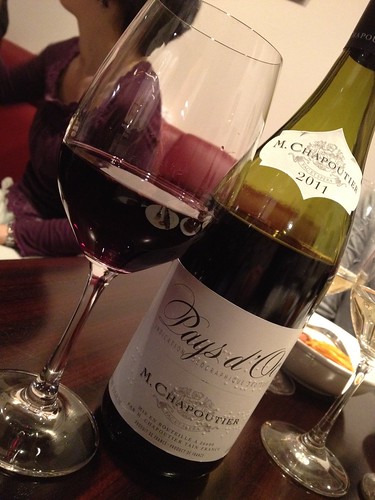 ワインは飲み放題にしてもらいました。＠レ マーシャン ド レーヴ